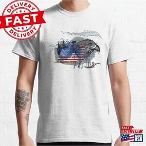 E Wallen American Flag Red White Blue Essential T-shirt